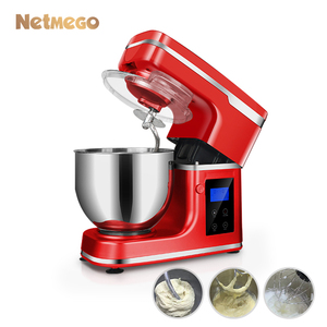 6-tốc độ Điện Tay Mixer hẹn giờ & Trọng lượng Chức năng đứng Mixer với 5L thép không gỉ bát điện bánh Mixer - Product Image 3