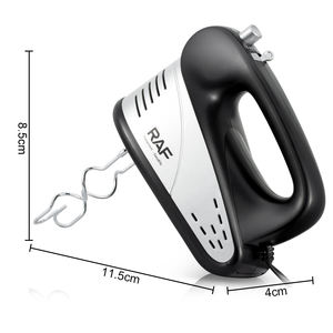 Batteur électrique multifonctionnel RAF à <span class=keywords><strong>double</strong></span> tige, 5 vitesses, pour pétrir la pâte, les œufs, avec crochet, <span class=keywords><strong>fouet</strong></span> et batteur - Product Image 6