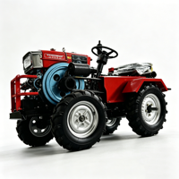 Mini tracteur à 4 roues de 18 CV, tracteur agricole multifonctionnel pour terres agricoles, vergers et serres