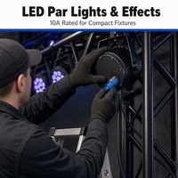   Connecteur extérieur étanche en nylon Powercon certifié TUV CE, résistant à la corrosion et aux UV, pour affichage LED et équipement sonore