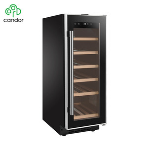 Candor 18 Chai Duy Nhất Khu Vực Máy Nén Được Xây Dựng Trong Rượu Vang Tủ Lạnh Bằng Gỗ Kệ Rượu Vang Tủ JC-58A1EQ - Product Image 2