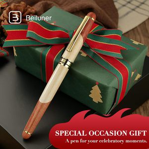 Juego de Bolígrafos de Lujo BEILUNER de Madera de Arce - Elegantes Artículos de Escritura para Oficina y Escuela en Caja de Regalo con Recambios Adicionales (Negro) - Product Image 5