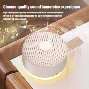 Máquina Portátil de Sonido <span class=keywords><strong>Blanco</strong></span> para Bebés con Sonido Relajante y Luz Nocturna, Funciona con Batería, Hecha de Plástico, con Altavoz - Product Image 2