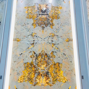 Dalles de quartzite brésilienne Patagonia, assorties et rétroéclairées, pour mur de villa, pierre de marbre, vente en gros - Product Image 1