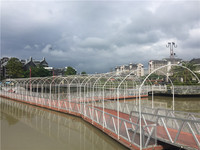 Hot Menjual Aluminium Yang Ramah Lingkungan Laut Dermaga Keamanan Jembatan Apung