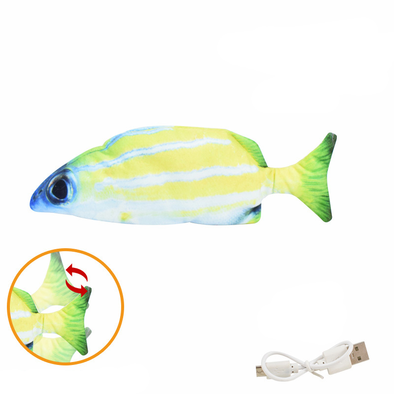 11. Poisson rayé vert