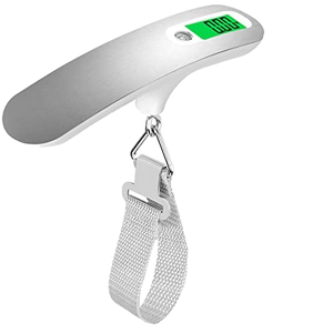 Báscula de equipaje electrónica de viaje colgante de 50kg, tamaño de bolsillo portátil, batería LCD Digital de acero inoxidable 304, Maleta de etiqueta privada - Product Image 2