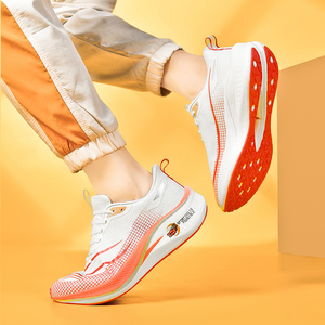 Chaussures de sport élégantes pour hommes, à lacets, pour la marche et la course, confortables, antidérapantes, résistantes à l'usure, respirantes, en cuir, pour le sport et les loisirs - Product Image 4