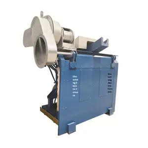 فرن صهر كهربائي بالحث ذو تردد متوسط لصهر الحديد بهيكل فولاذي من الشركة المصنعة في الصين - Product Image 5