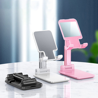 Nuevo Soporte Plegable Portátil para Teléfono Móvil, Resistente al Agua, Material ABS, Altura Ajustable, Fácil Instalación, para Smartphone