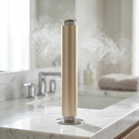 Diffuseur de parfum intelligent rechargeable éco-certifié à double fluide 100 ml, coque extérieure en alliage d'aluminium, distributeur de parfum contrôlé pour hôtel