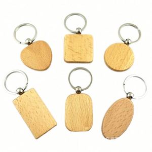 Design Customized Logo Laser Grave Wooden Keychain Business Gift Souvenir Wholesale Promotional Gift <b>Key</b> <b>Holder</b> Chain - Product Image 1
