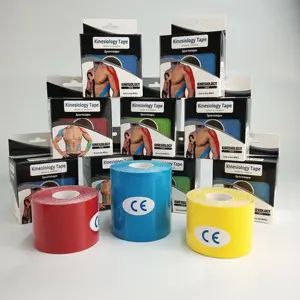 Waterproof Kinesiology Tape Free Samples K Tape Waterproof Athletic Muscle Tapes Quality Cotton Sport Kinesiology Tape