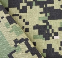 Tissu camouflage tissé NYCO 50/50 Rip-Stop en nylon et coton imprimé, imperméable avec traitement IRR, pour vêtements décontractés, robes, costumes, sacs