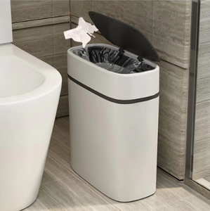 Hot Sale Electronic Smart Induction Touchpad Garbage <b>Bin</b> Automatic <b>Lid</b> Opening Large Capacity Odor Proof for Kitchen Bathroom - Product Image 1