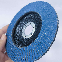 Disques à lamelles en zircone avec support en fibre de verre, disque abrasif de 4 pouces, grain 40/60/80 pour le meulage de métaux lourds, meuleuses pour acier inoxydable