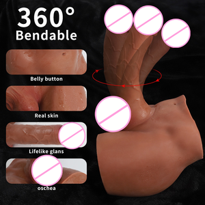 Muñeco Sexual Masculino con Dildo Enorme de 7.08 Pulgadas para Mujeres, Juguete Sexual de Torso para Adultos, Masturbador Unisex con Ano Ajustado para Parejas Gay y Lesbianas - Product Image 6