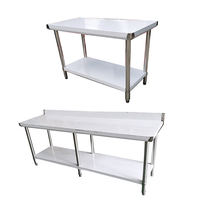 Table de travail en acier inoxydable Inox de conception nouvelle, pour usage commercial, avec assistance technique professionnelle, vente chaude