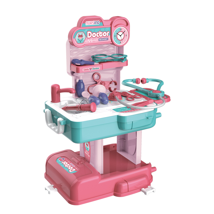 22 шт., медицинские аксессуары, обучающий чемодан, игрушка, комплект для ролевых игр, школьный портфель, игрушка