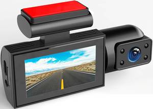 Cámara para Auto 1080P con 3 Lentes, Pantalla IPS de 2 Pulgadas, GPS, Visión Nocturna, Multi-Idioma, WiFi, MicroSD, Dashcam - Product Image 2