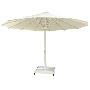 Parasol géant personnalisé pour aménagement extérieur, résistant au vent, léger, télécommandé, imperméable, pour plage, 100 mm - Product Image 3