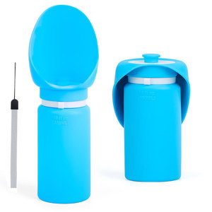 Botella de Agua Portátil para Perros, para Paseos, Senderismo y Actividades al Aire Libre, Material de Silicona, Ligera y Plegable, para Beber Mascotas - Product Image 4
