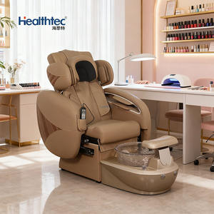 Healthtec Individualisierbare Maniküre-Pediküre-Stühle mit integriertem <span class=keywords><strong>Massage</strong></span>-Fußbad und Kristallschale für Nagelstudios - Product Image 1
