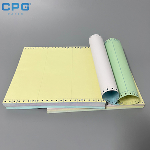 Papel Autocopiativo de 3 Capas de Alta Calidad al por Mayor, 55 g/m², Alta Blancura, Papel NCR para Impresión de Facturas y Albaranes - Product Image 1