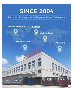 4D compostable bột giấy Bộ đồ ăn container thực phẩm phân hủy sinh học vuông dùng một lần phân hủy thực phẩm thịt khay - Product Image 3