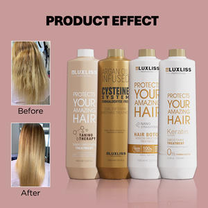 Traitement lissant à la kératine Luxliss 0% formaldéhyde Traitement professionnel de lissage brésilien Nano Smooth - Product Image 2