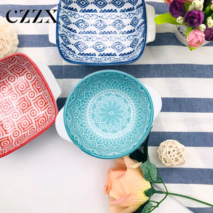 Bol en céramique écologique pour bébé et enfant, mini bol pour soupe, nourriture, avec deux poignées, 5,75 pouces - Product Image 4