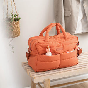 Bolsa de almuerzo acolchada de tela resistente con logotipo personalizado para niños, bolsa de almuerzo aislante con correa cruzada <span class=keywords><strong>ajustable</strong></span> desmontable - Product Image 6