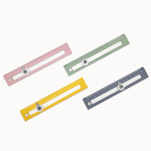Regla de dibujo portátil de 15cm, herramienta de dibujo, regla de brújula para estudiantes - Product Image 1