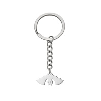 Porte-clés chauve-souris mignon, cadeaux, porte-clés en acier inoxydable, accessoires, Dracula, vampire, amulette surnaturelle, porte-clés, bijoux de mode