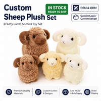 Gros Mouton Animal Doux En Peluche Bébé Jouets Doux Blanc Mouton En Peluche Jouet Kawaii Animal En Peluche Mouton
