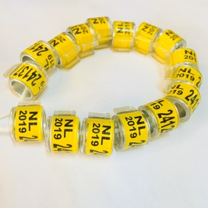 Nieuwste Kleurrijke Nl Postduif Ringen Clip Duif Combinatie Been Bands Andere Huisdier Producten Voor Vogels Duurzame 10.3Mm 100 stuks - Product Image 5