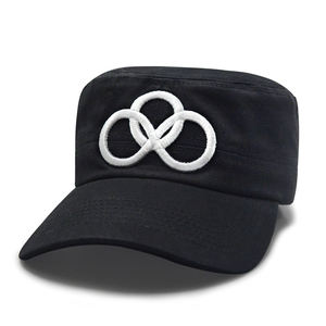 Casquette plate en coton avec logo personnalisé, style vintage, unisexe, mode outdoor, casquette plate tendance - Product Image 3