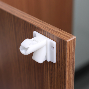 Eco-friendly upgrade invisibili per bambini a prova di <span class=keywords><strong>bambino</strong></span> bianco Anti-pizzico porta del cassetto a mano serratura di sicurezza per bambini - Product Image 3