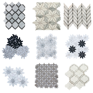 <span class=keywords><strong>Azulejos</strong></span> de mosaico de mármol de girasol <span class=keywords><strong>gris</strong></span> de estilo moderno <span class=keywords><strong>para</strong></span> parquet de pared Interior de <span class=keywords><strong>cocina</strong></span> característica <span class=keywords><strong>para</strong></span> hoteles y centros comerciales - Product Image 3