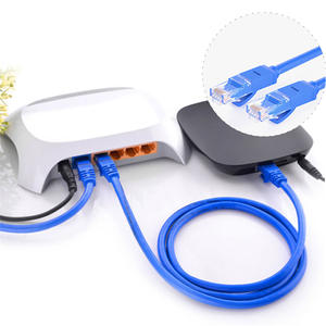 Câble réseau de haute qualité, 1,5 <span class=keywords><strong>m</strong></span>, bleu, 4 paires, câble <span class=keywords><strong>LAN</strong></span> Cat 5 Cat 5E, câble de raccordement Cat5, cordon de raccordement - Product Image 4