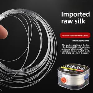 Línea de Pesca de <span class=keywords><strong>Monofilamento</strong></span> de Nailon de 200 Metros, Alta Resistencia, 0.1mm-0.5mm, Línea Invisible Transparente para Pesca de Carpa en Río y Mar - Product Image 2