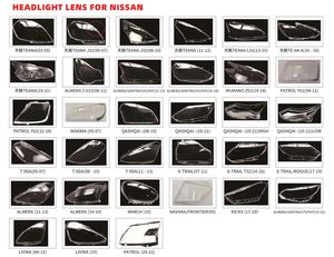 ฝาครอบไฟหน้ารถยนต์ ฝาครอบโคมไฟหน้า ฝาครอบเลนส์สำหรับนิสสัน เทียน่า พาโทรล มูราโน่ แม็กซิมา คัชไค ฝาครอบเลนส์ไฟ - Product Image 2
