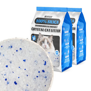 Litière pour <span class=keywords><strong>chat</strong></span> en gel de silice cristallin à prix d'usine abordable 3.8L 5L 8L Emballage personnalisé Sans poussière Désodorisant Arena Para Gatos En vrac - Product Image 1