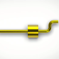 Connecteur de passage de câble RF étanche CYDW2016-0.5-1.5, joint en verre et métal, plaqué or, Kovar 4J29, broches étanches