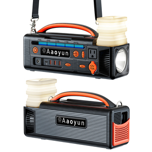 สถานีพลังงานสำรองแบบพกพาสำหรับครอบครัว ยี่ห้อ Aaoyun ความจุสูง 300W สำหรับใช้งานกลางแจ้งและกรณีฉุกเฉิน  แบบชาร์จไฟได้ รุ่น 320 ขนาดเล็ก - Product Image 1