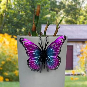Macetero Moderno con Diseño de Mariposa, Decoración Colgante Impermeable con Recubrimiento en Polvo <span class=keywords><strong>para</strong></span> Uso en Exteriores, Adorno <span class=keywords><strong>para</strong></span> Barandilla con Diseño de Insectos <span class=keywords><strong>Artificiales</strong></span> - Product Image 2