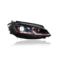 Feux de voiture KGKB pour VW Golf 7.5 2018-2021, ensemble de phares avant, mise à niveau, lentille de projecteur LED haute performance, accessoires Plug and Play
