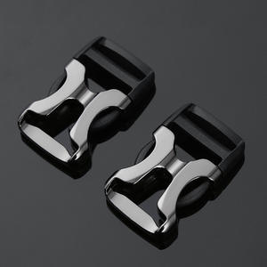 Boucle en métal, ceinture en plastique noir, accessoire de quincaillerie de sac en alliage d'argent, diamètre intérieur 20 mm, tendance printemps 2022 - Product Image 2