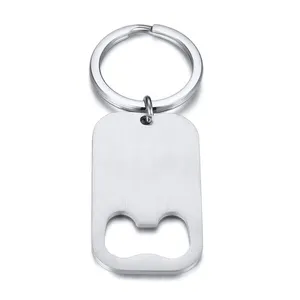 Matt Ba Lan Sáng Tạo Đơn Giản Thời Trang Cá Nhân Khắc Thép Không Gỉ Giá Rẻ Bán Buôn Tùy Chỉnh Trống Mở Chai <span class=keywords><strong>Keychain</strong></span> - Product Image 1