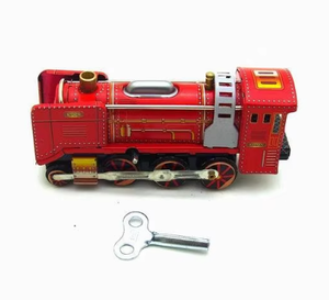 Locomotora de Juguete de Metal con Motor de <span class=keywords><strong>Combustión</strong></span> Interna, Reloj de Cuerda, Regalo Creativo, Accesorio de Fotografía de Microcine - Product Image 1